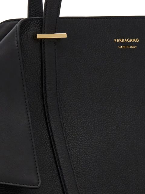Ferragamo medium folded-sides tote bag - Black