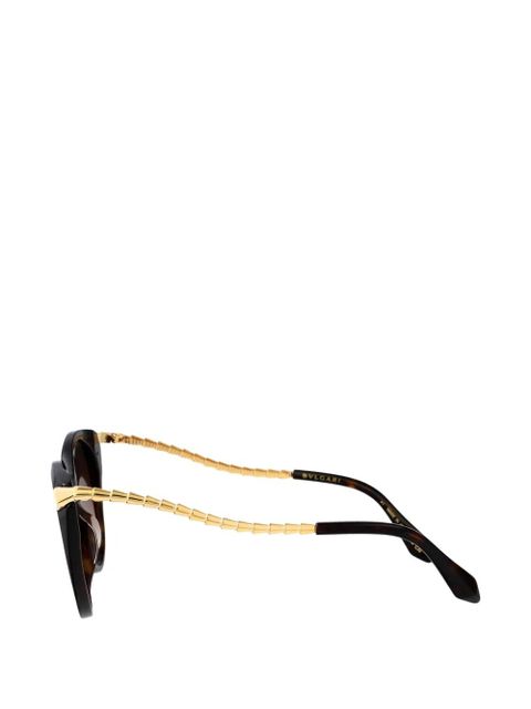 Bvlgari cat-eye sunglasses - Brown