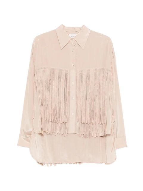 Alysi fringed shirt - Neutrals - zdjęcie produktu nr 1