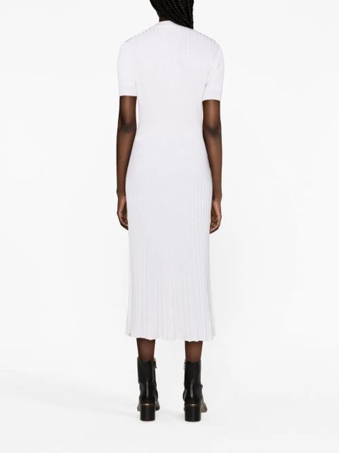 Gabriela Hearst Amor ribbed-knit midi dress - Neutrals