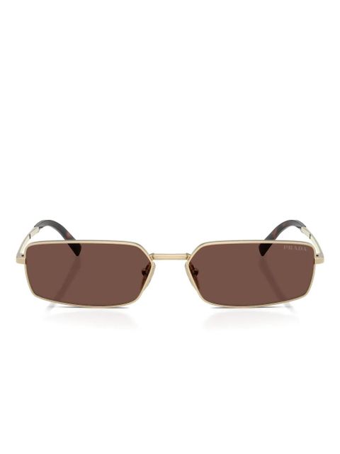 Prada Eyewear rectangular-frame sunglasses - Gold