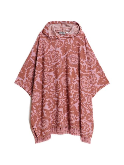 Essentiel Antwerp floral-jacquard fringed dress - Pink - zdjęcie produktu nr 1