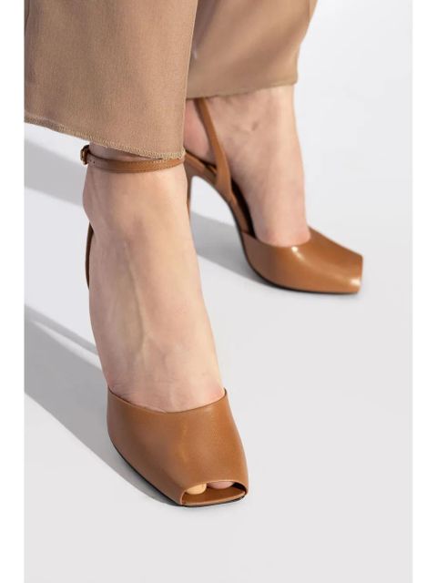 Saint Laurent 110mm Scandale sandals - Brown - zdjęcie produktu nr 2