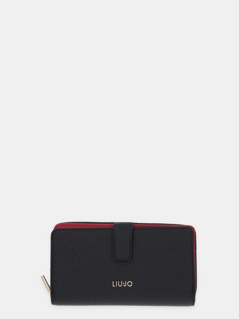 Liu Jo portfel damski kolor czarny AA6201 E1109 - zdjęcie produktu nr 1