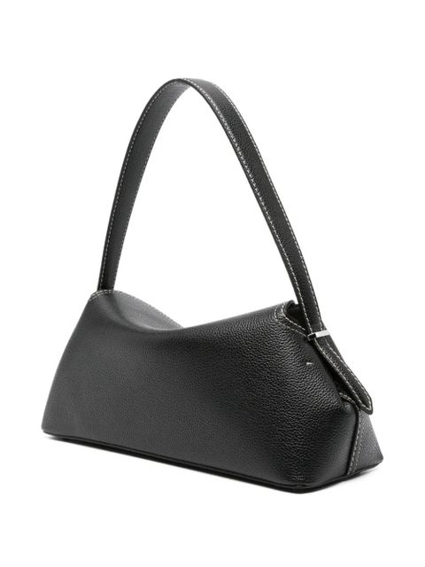TOTEME grained leather T-lock shoulder bag - Black - zdjęcie produktu nr 2