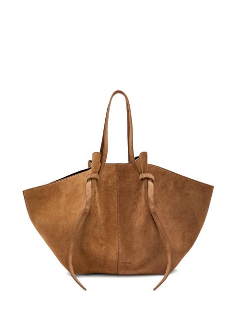 Yuzefi Mochi suede tote bag - Brown - zdjęcie produktu nr 1