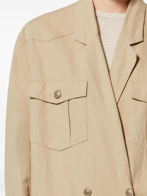 MARANT ÉTOILE Nevla double-breasted jacket - Neutrals