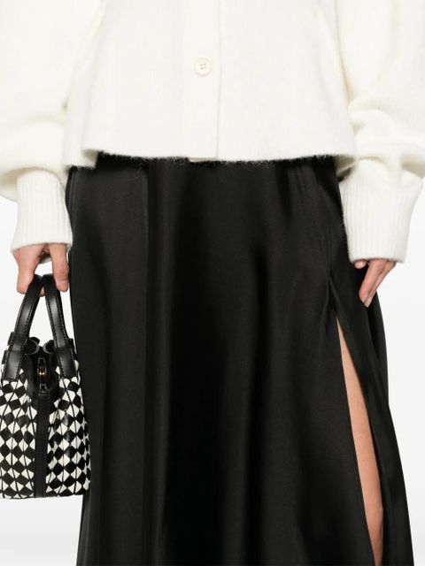 ANINE BING Christina slit skirt - Black