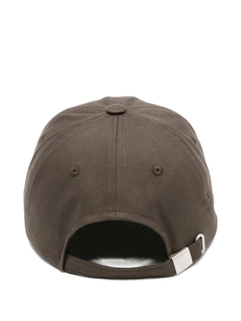 The Frankie Shop logo-embroidered baseball cap - Brown - zdjęcie produktu nr 2