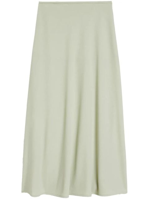 Jil Sander Flared zipped midi skirt - Green - zdjęcie produktu nr 1