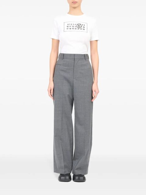 MM6 Maison Margiela single-stitch tailored trousers - Grey - zdjęcie produktu nr 2