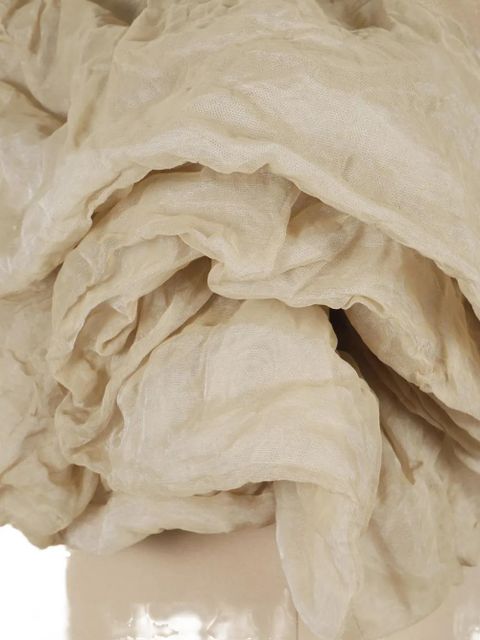 Max Mara ruffle-detail midi skirt - Neutrals