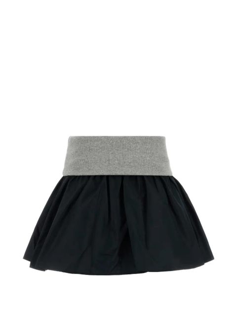 Miu Miu contrasting-edge skirt - Black - zdjęcie produktu nr 2