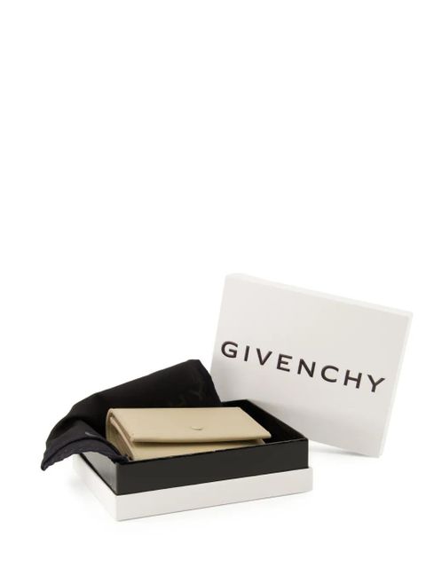 Givenchy grained-leather day wallet - Neutrals
