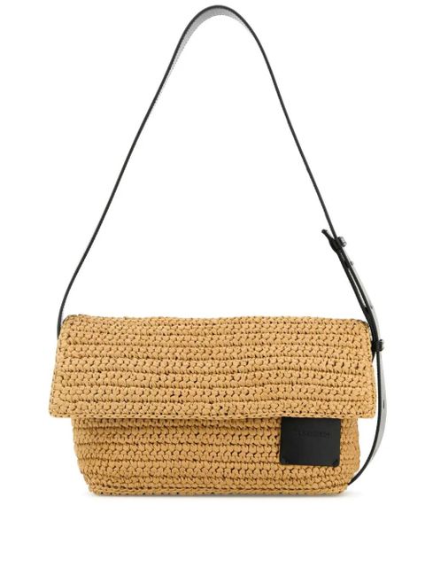 JIL SANDER+ raffia cross body bag - Neutrals - zdjęcie produktu nr 1