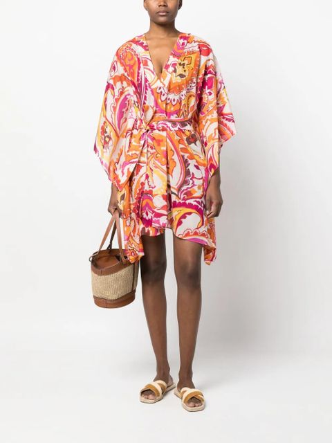 TWINSET floral-print belted-waist dress - Pink - zdjęcie produktu nr 2