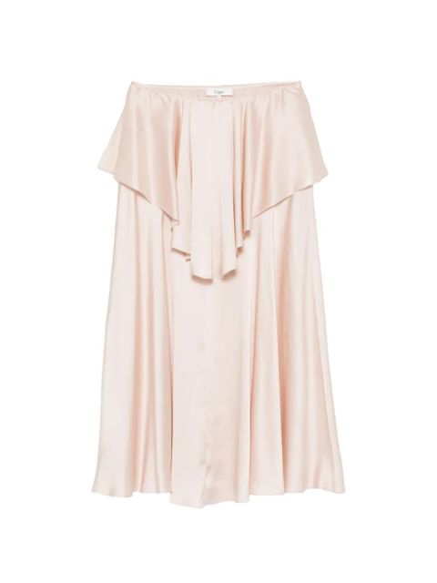 Chloé layered midi skirt - Pink - zdjęcie produktu nr 1
