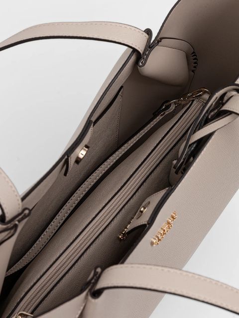 Guess torebka AMORETTE kolor beżowy HWBG78 98240