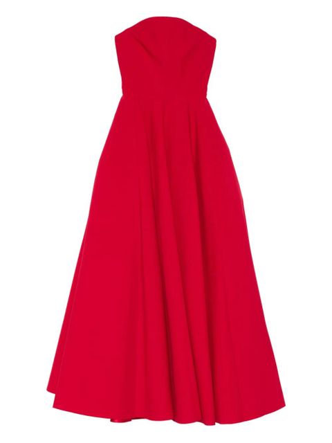 Solace London strapless maxi dress - Red - zdjęcie produktu nr 1