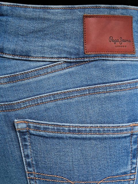 Pepe Jeans jeansy damskie kolor niebieski PL2050874FB