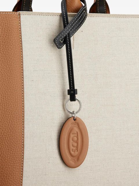 Tod's panelled colour-block tote bag - Brown