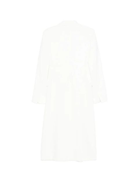 Blumarine peak-lapel coat - White - zdjęcie produktu nr 2