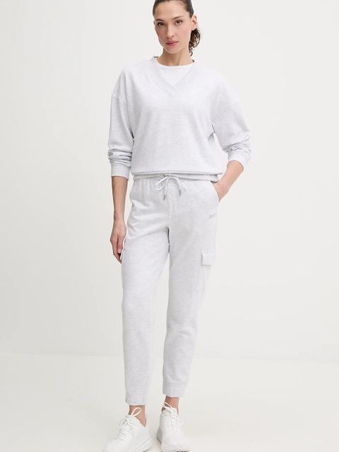 Dkny bluza damska kolor szary z nadrukiem DP6T1644