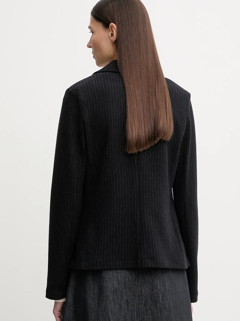 Marc O'Polo marynarka kolor granatowy jednorzędowa wzorzysta 600305058067