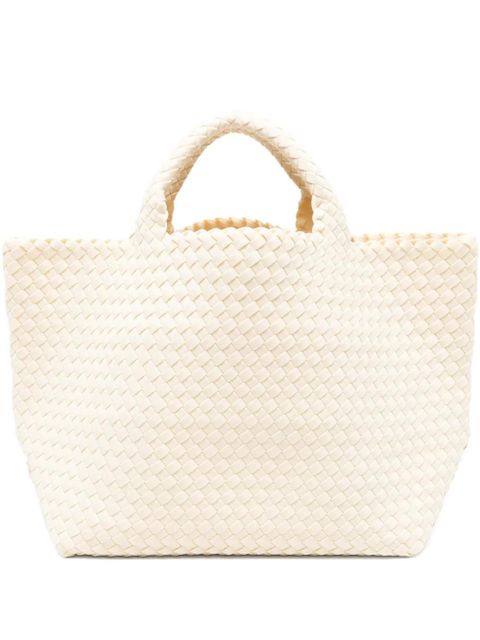 NAGHEDI medium St. Barths woven tote bag - Neutrals
