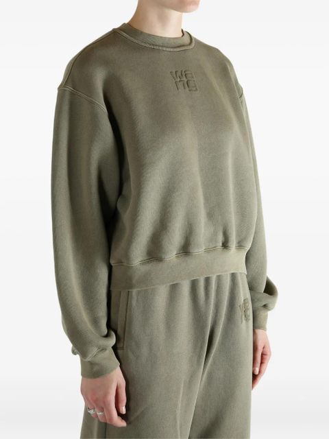 Alexander Wang embossed sweatshirt - Green