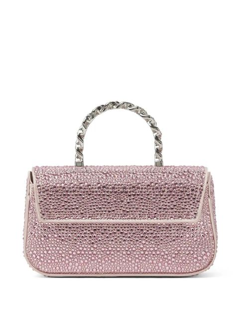 Versace La Medusa crystal mini bag - Pink - zdjęcie produktu nr 2