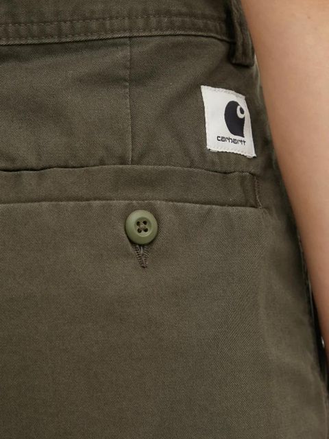 Carhartt WIP button logo-detail trousers - Green