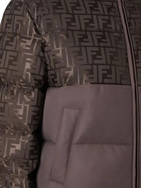 FENDI monogram hooded jacket - Brown - zdjęcie produktu nr 2