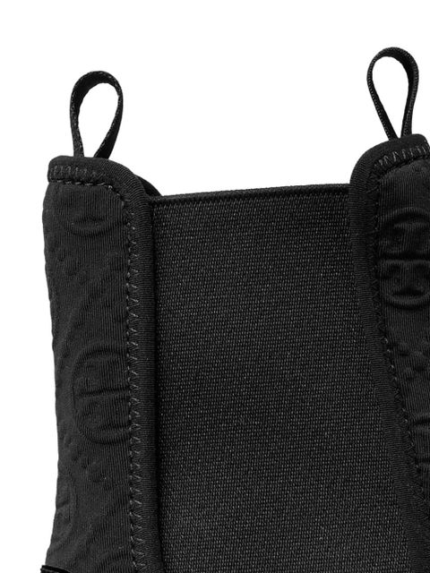 Tory Burch 65mm T-monogram chelsea boots - Black