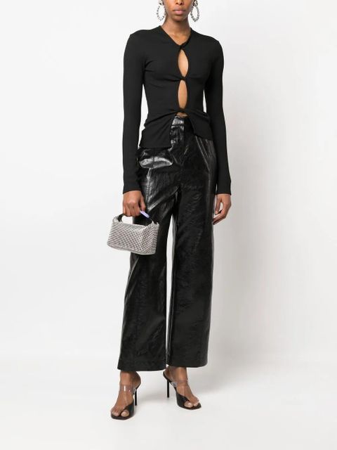 EÉRA crystal-embellished moon bag - Black - zdjęcie produktu nr 2