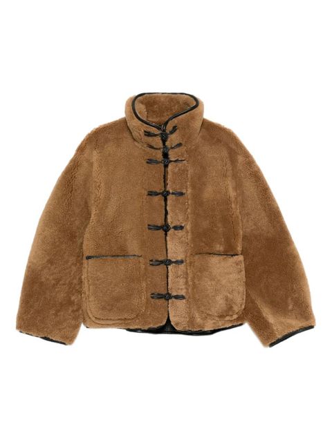 Róhe toggle-fastening pocket jacket - Brown - zdjęcie produktu nr 1