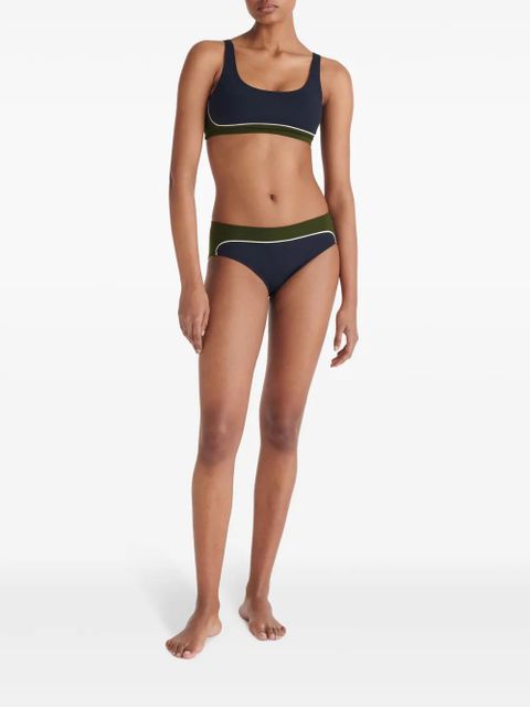 ERES Finale scoop-neck bikini top - Blue