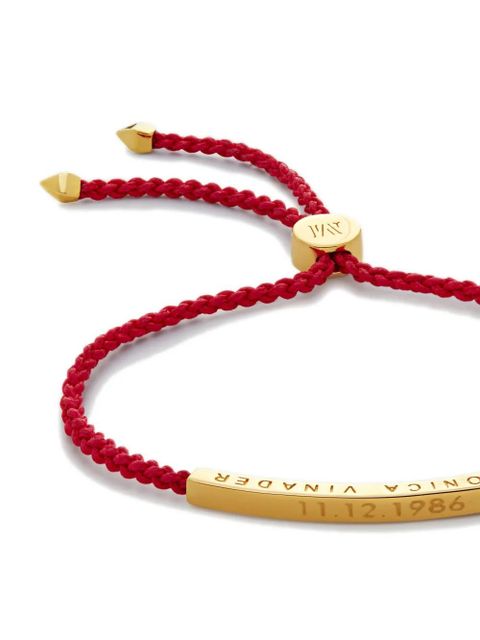 Monica Vinader Linear Mini friendship bracelet - Gold