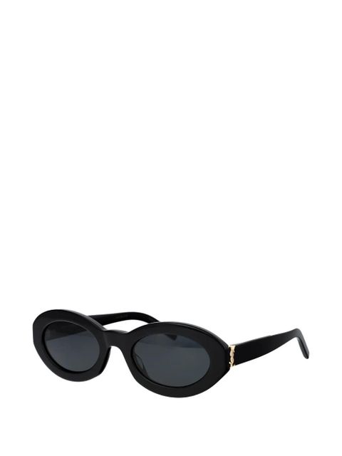 Saint Laurent oval-frame sunglasses - Black - zdjęcie produktu nr 2