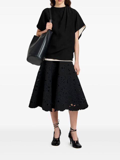 Proenza Schouler Olene midi skirt - Black - zdjęcie produktu nr 2