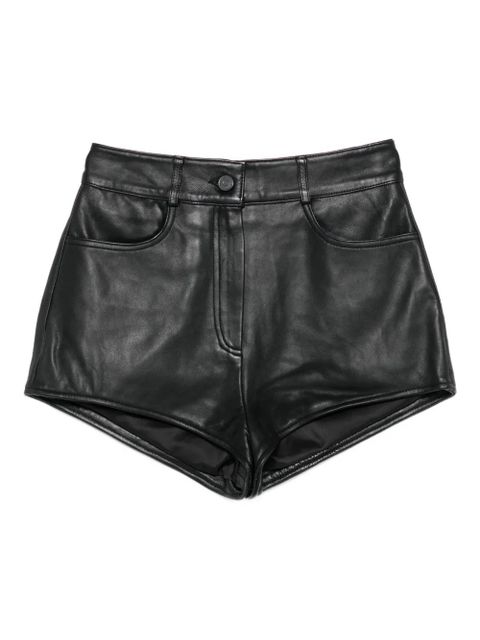 The Frankie Shop leather pocket shorts - Black - zdjęcie produktu nr 1