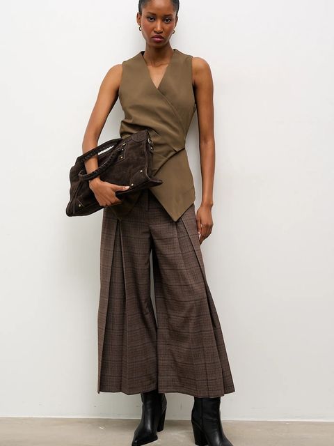 Answear.LAB kamizelka kolor zielony oversize - zdjęcie produktu nr 2