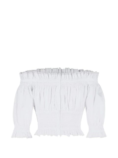 Dolce & Gabbana ruffled top - White - zdjęcie produktu nr 2
