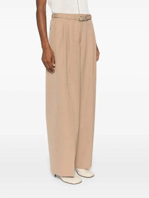 Jil Sander belted trousers - Brown - zdjęcie produktu nr 2