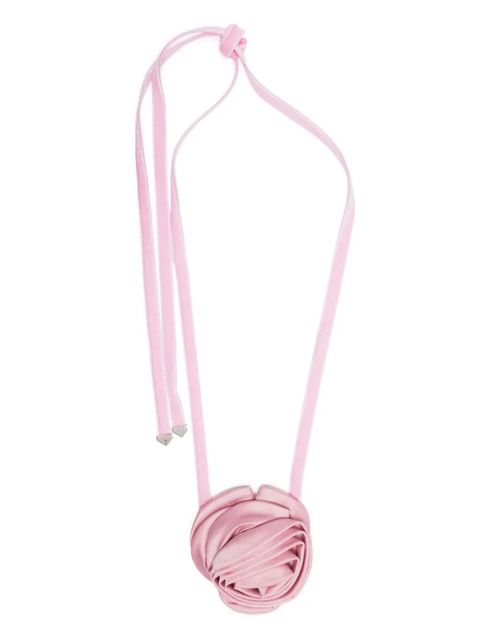Prada rose-appliqué choker necklace - Pink - zdjęcie produktu nr 1