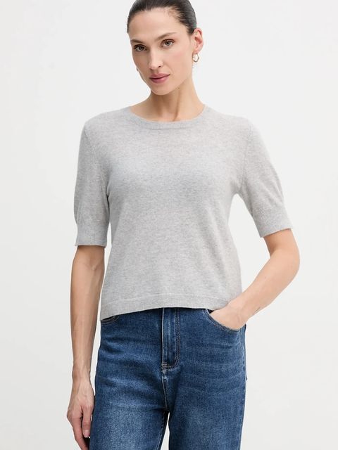 United Colors of Benetton sweter damski kolor szary lekki 1002D10D2 - zdjęcie produktu nr 1