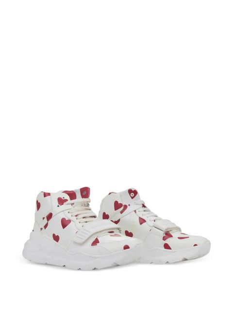 Burberry heart-print neakers - White - zdjęcie produktu nr 2