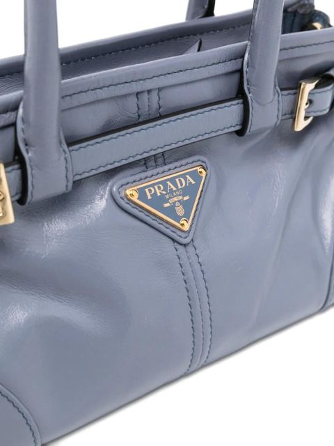 Prada buckle tote bag - Blue