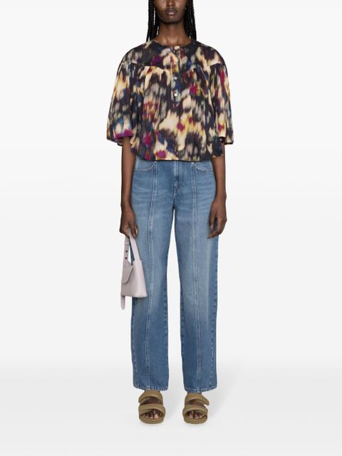 ISABEL MARANT Vetan high-rise boyfriend jeans - Blue - zdjęcie produktu nr 2