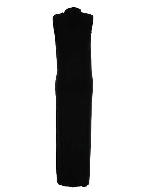 Jean Paul Gaultier twisted-neckline maxi dress - Black - zdjęcie produktu nr 2